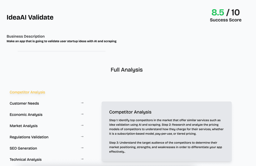 Analysis Results image